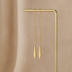 Gold Dakota Tassel Earrings — view 1