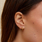 Gold Trio Mini Hoop Set — view 4