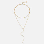 Layered Amara Tassel Necklace — view 2