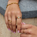 Vintage Aquamarine Wrap Ring — view 5