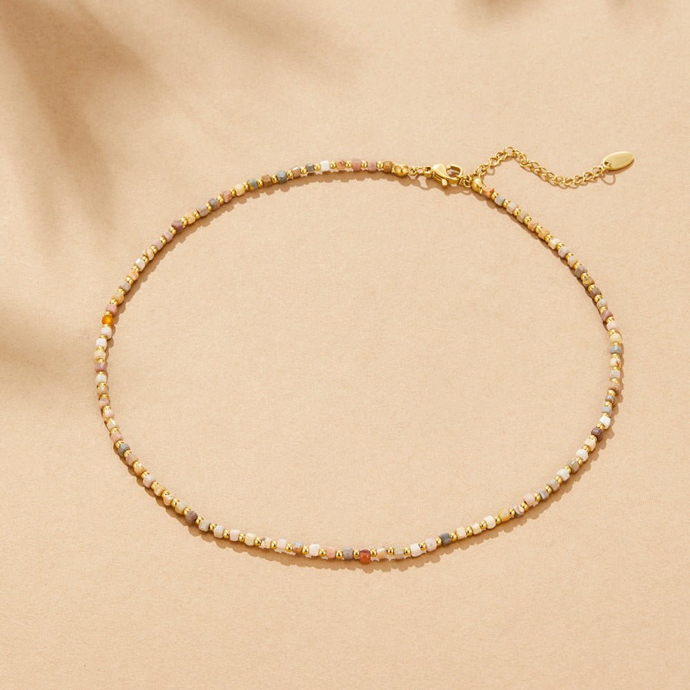 Alashan Stone Bead Necklace — view 4
