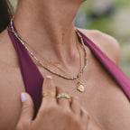 Alashan Stone Bead Necklace — view 3