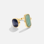 Aquamarine Wrap Ring — view 4