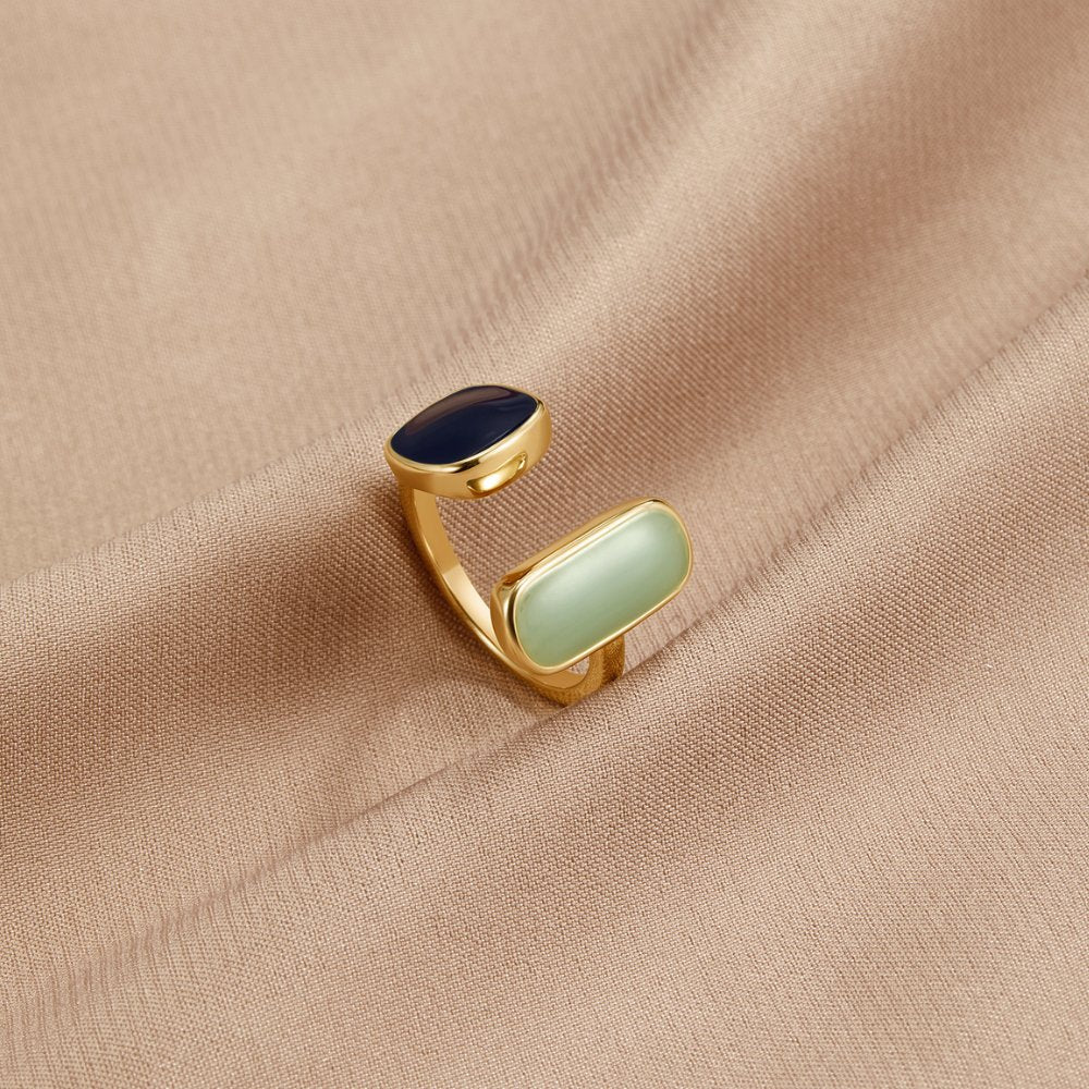 Aquamarine Wrap Ring — view 5