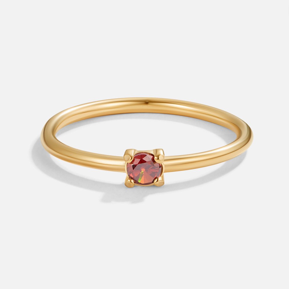 Birthstone 18K Gold Rings — view 4