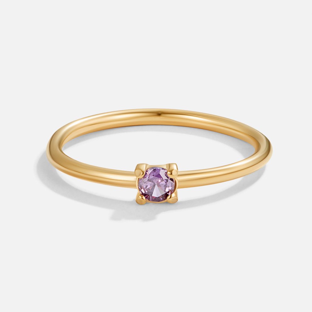Birthstone 18K Gold Rings — view 6