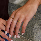 Clara Teardrop Stone Ring — view 2