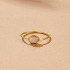 Clara Teardrop Stone Ring — view 1