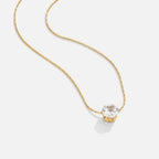 Dainty Round Crystal Necklace — view 1