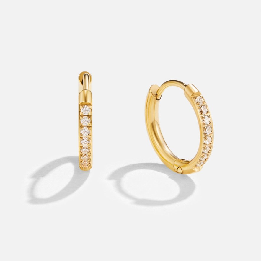 Eternity Hoop Earrings — view 5