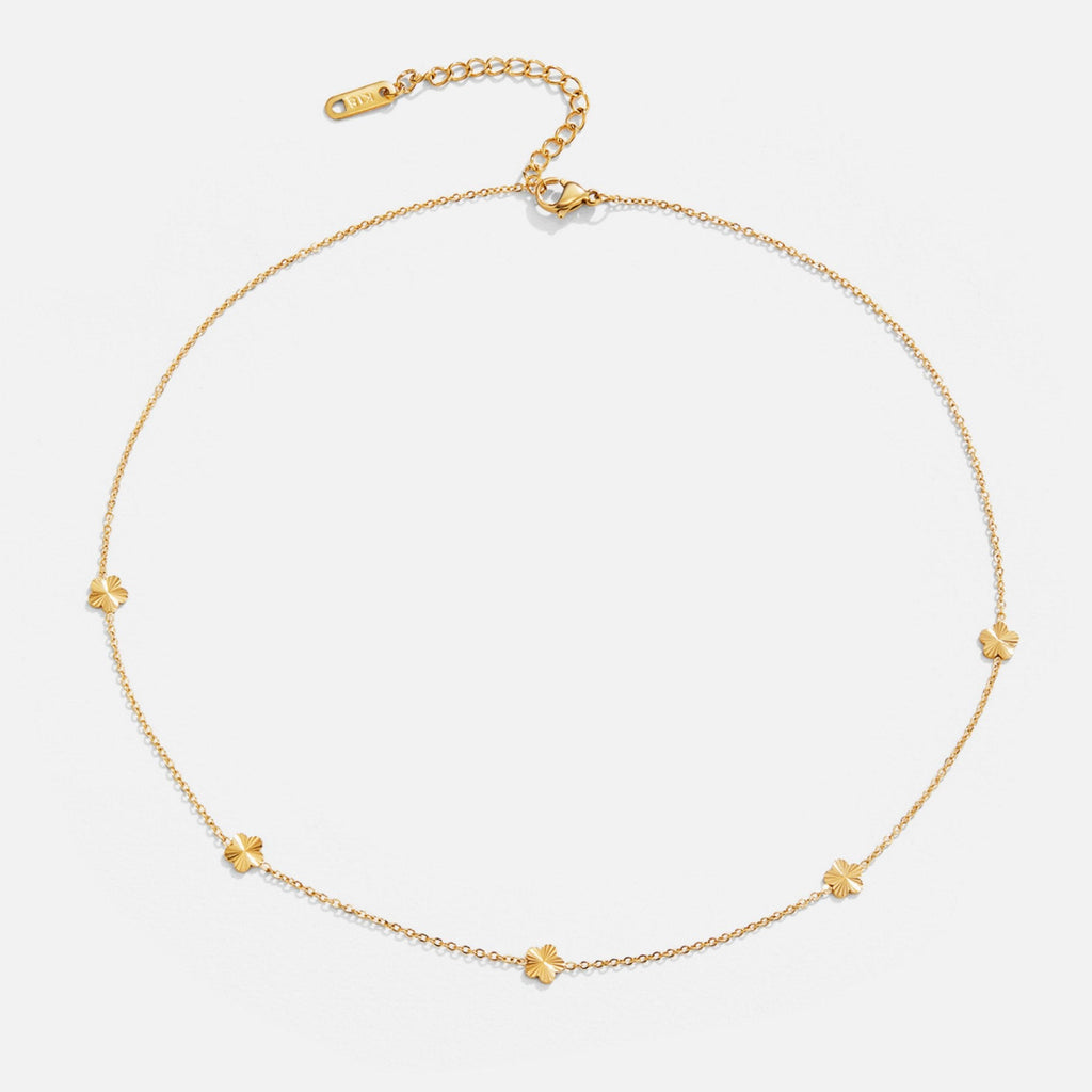 Flower Power 18K Gold Chain Necklace — view 3