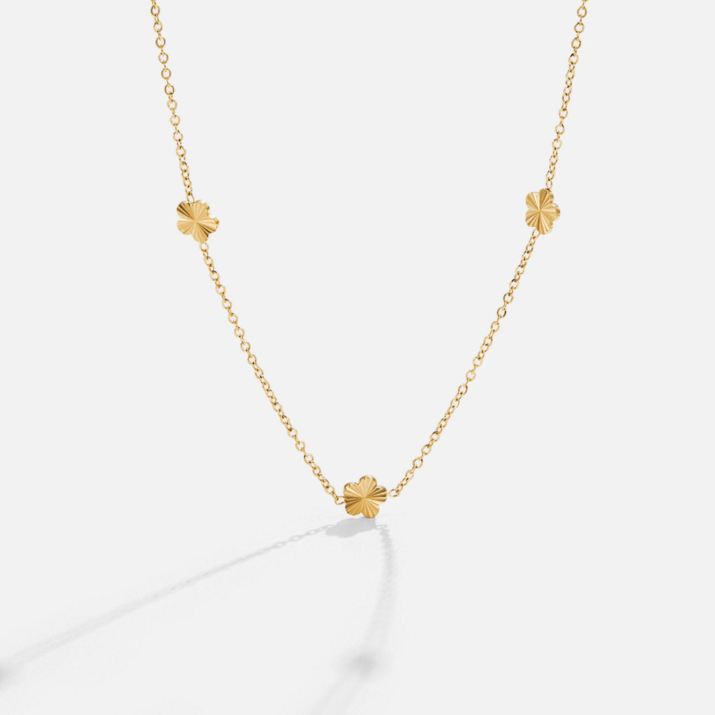 Flower Power 18K Gold Chain Necklace — view 1
