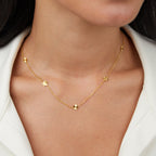 Flower Power 18K Gold Chain Necklace — view 2
