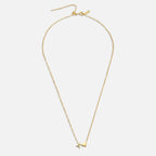 Forever Love & Letter Gold Necklace — view 4