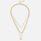 Geya Coin Layered Necklace — view 4