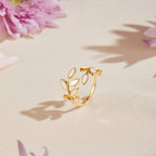 Gold Leaf Ring — view 5