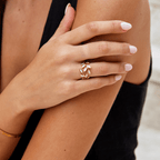 Gold Leaf Ring — view 3