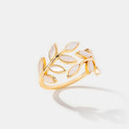 Gold Leaf Ring — view 4