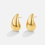 Amara Gold Teardrop Earrings — view 4
