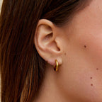 Gold Trio Mini Hoop Set — view 5