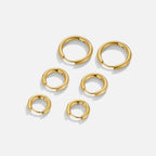 Gold Trio Mini Hoop Set — view 1