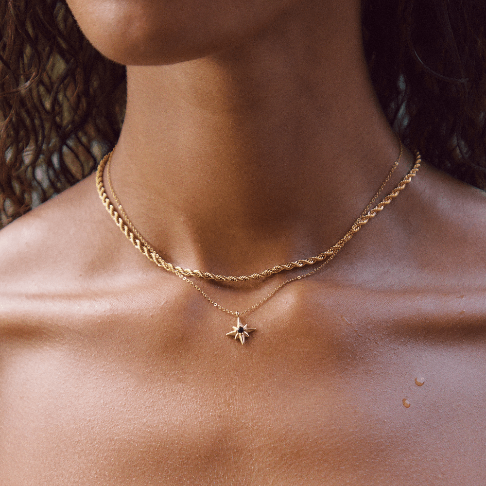 Guiding Star Emerald Crystal Necklace — view 2