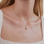 Guiding Star Emerald Crystal Necklace — view 3