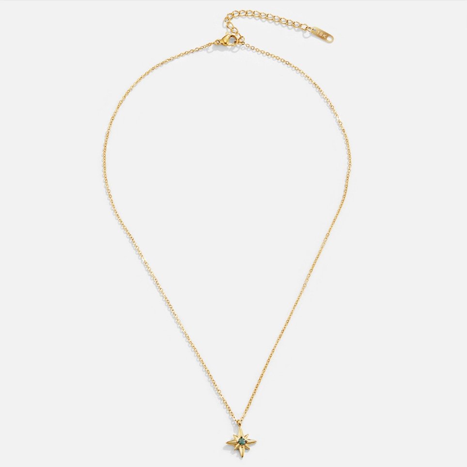 Guiding Star Emerald Crystal Necklace — view 4