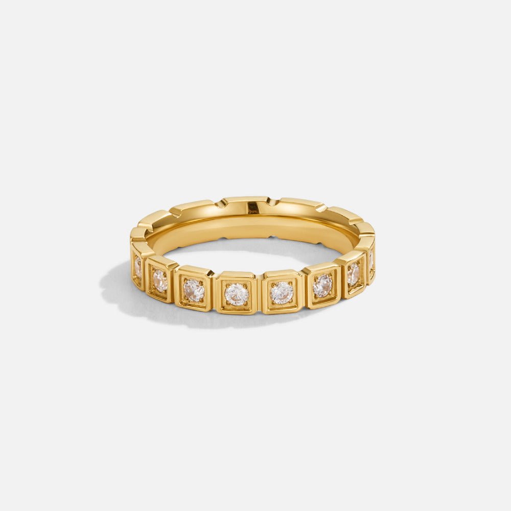 Hera Gold Crystal Ring — view 3