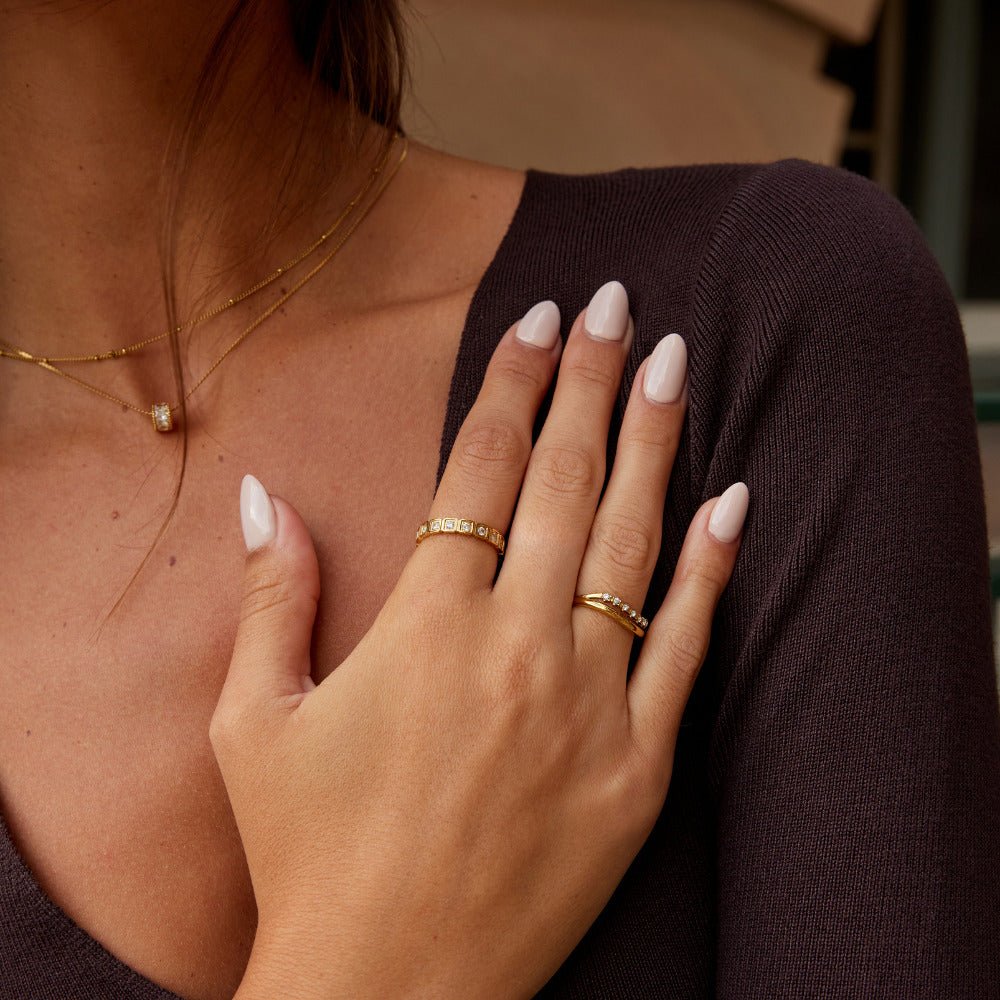 Hera Gold Crystal Ring — view 5
