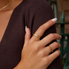 Hera Gold Crystal Ring — view 2