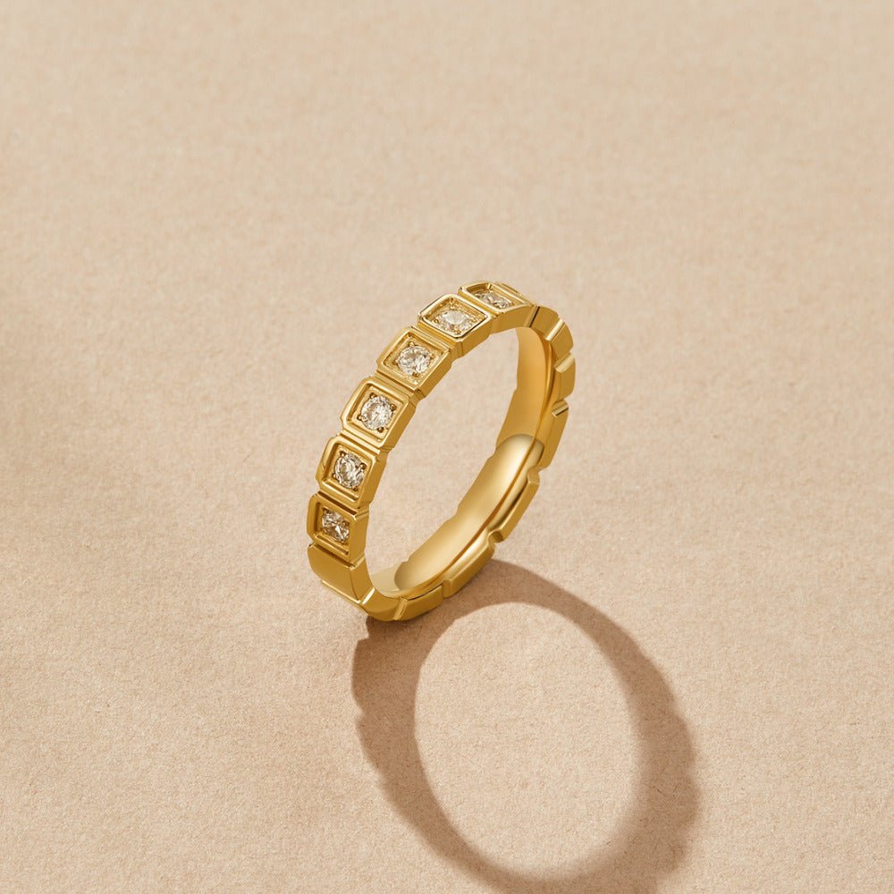 Hera Gold Crystal Ring — view 1