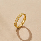 Hera Gold Crystal Ring — view 1