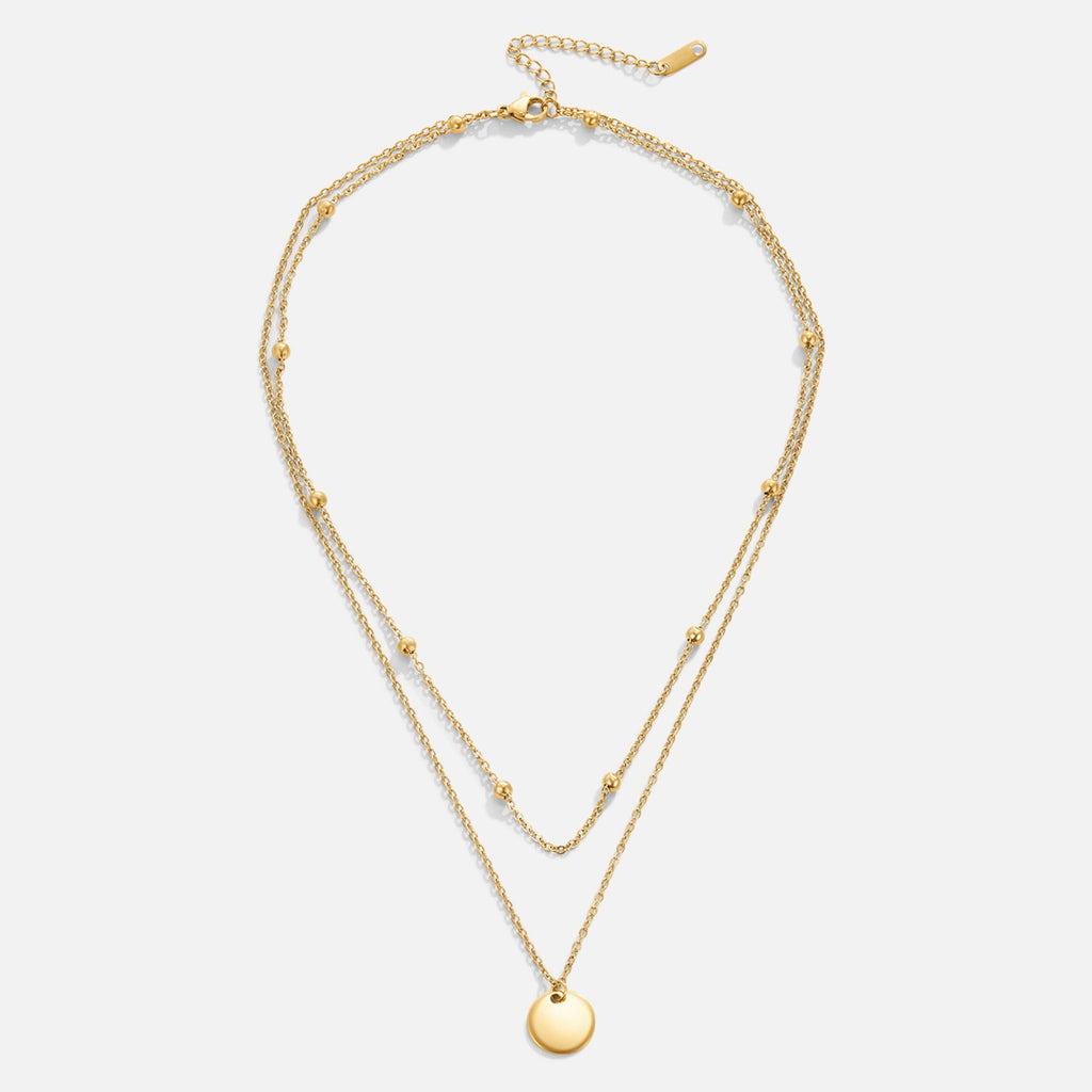 Layered Disc Necklace — view 4