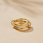 Layered Kaili Gold Ring — view 1