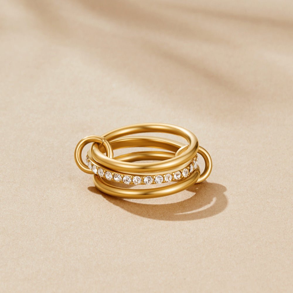 Layered Kaili Gold Ring — view 1
