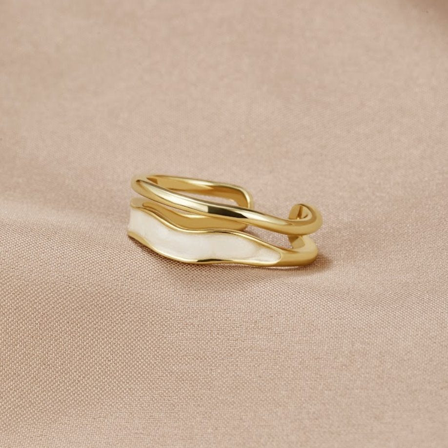 Layered Sahara Gold Ring — view 1