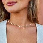 Layered Tori Pearl Necklace — view 1