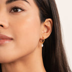 Layla Pearl Twist Earrings — view 5