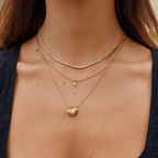 Cordelia Gold Crystal Necklace — view 2