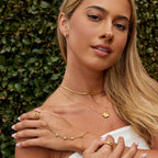 Lily Crystal Hoop Earrings — view 5