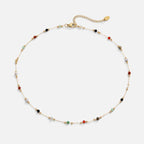 Lulu Beaded Stone Necklace — view 5