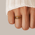 Madison Wave Ring Set — view 1