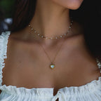 Mila White Bead Necklace — view 2