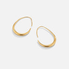Nica Gold Hoop Earrings — view 1