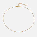 Niyah Bead Gold Chain Necklace — view 4