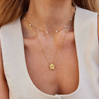 Nura Pearl 18K Gold Necklace — view 2