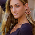 Tamara Pearl Wave Earrings — view 5