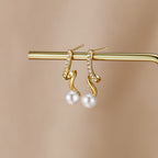 Tamara Pearl Wave Earrings — view 2