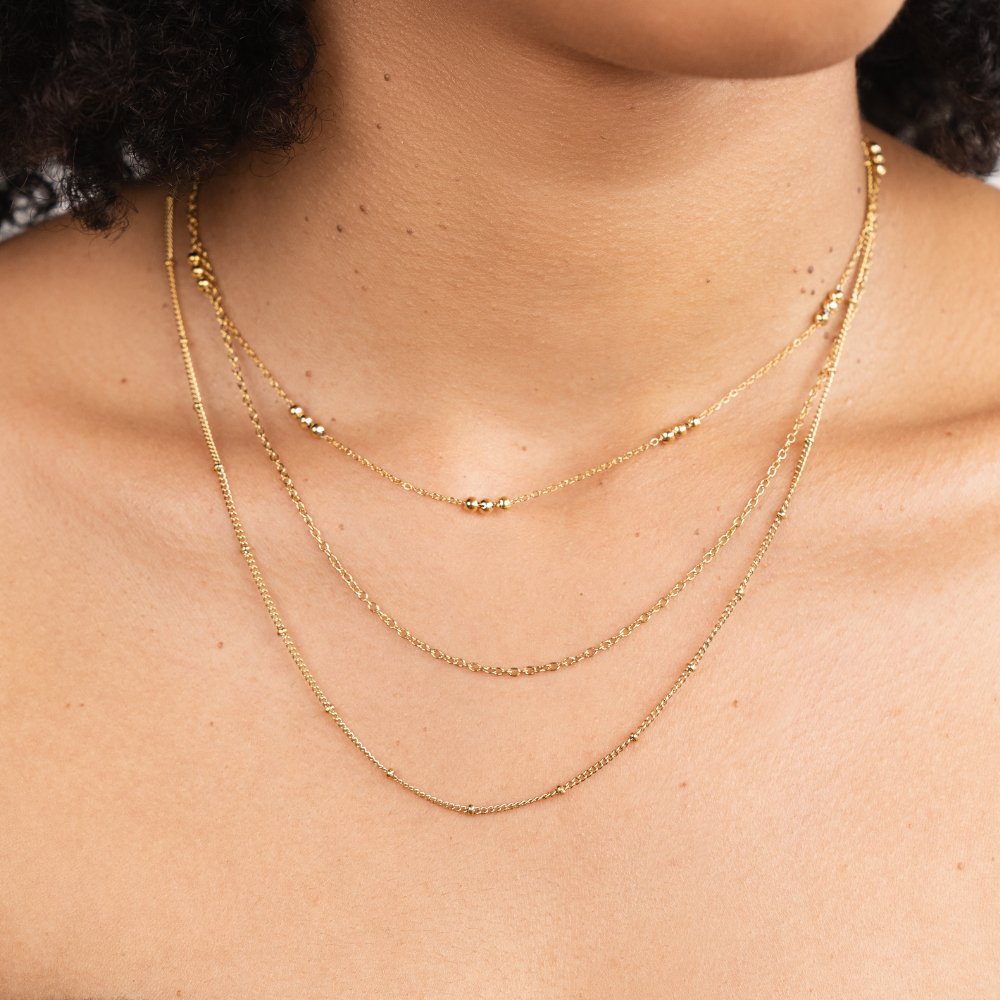 Tessa Triple Layered Necklace — view 2
